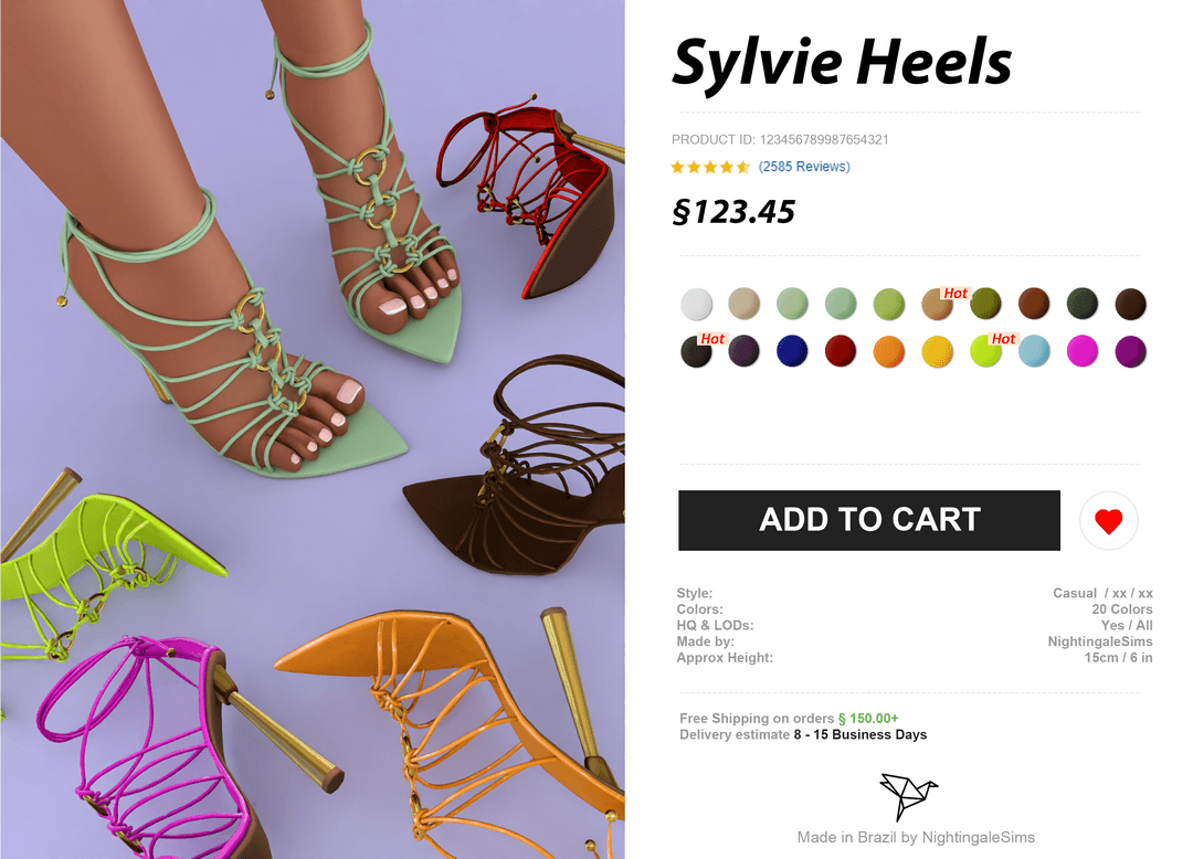 Босоножки Sylvie Heels
